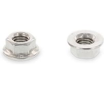Гайка с фланцем ЦКИ Глобал DIN 6923, М4, A2, 500 шт. 72336