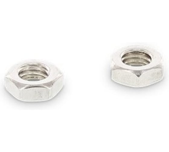 Низкая гайка ЦКИ Глобал DIN 936, М10, A2, SW17, 200 шт. 72302