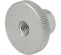 Гайка круглая ЦКИ Глобал DIN 466, м8, рифленая, высокая 05, цинк, 5 шт. 48331