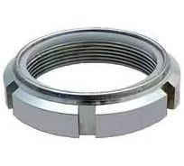 Гайка круглая ЦКИ Глобал ART.88081, М60x2.0 мм, шлицевая, с нейлоновой вставкой, 14H, Ц, 1 шт. 85128