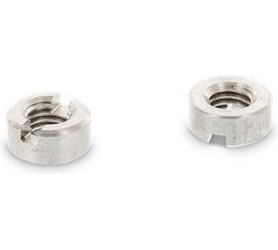 Круглая гайка ЦКИ Глобал DIN 546, М3, торцевой шлиц, Ц, уп. 50 шт. 64039 1