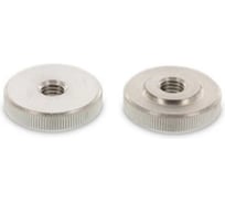 Гайка круглая ЦКИ Глобал DIN 467, м12, рифленая, низкая, цинк, 3 шт. 32580