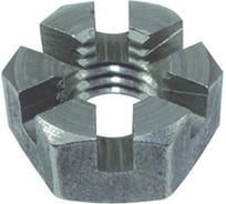 Корончатая гайка ЦКИ Глобал DIN 937, М30, низкая, 17H, Б/П, SW46, 2 шт. 41069