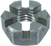 Корончатая гайка ЦКИ Глобал DIN 937, м16, низкая, 17h, цинк, sw24, 2 шт. 51083