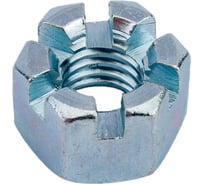 Корончатая гайка ЦКИ Глобал DIN 935 М10, прорезная, 8, Ц, SW 17, уп. 50 шт. 64021