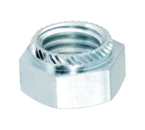 Запрессовочная гайка ЦКИ Глобал шестигранная, м8, 1.8 мм, цинк, 10 шт. 82899