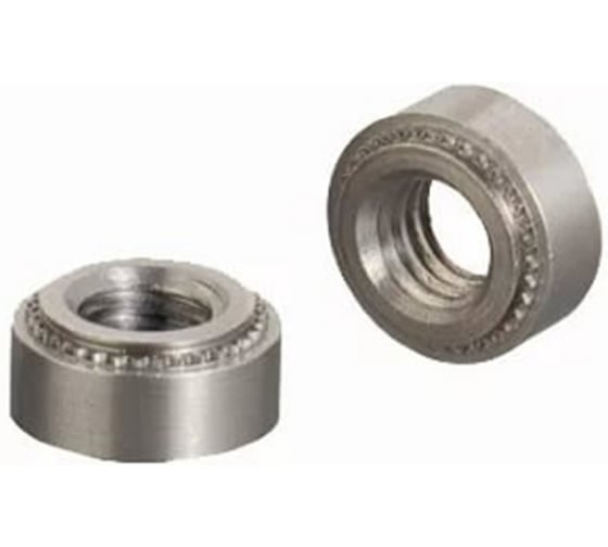 Запрессовочная гайка ЦКИ Глобал круглая CLS М4-1, 1,0 мм AISI 302 уп. 100 шт. 63994