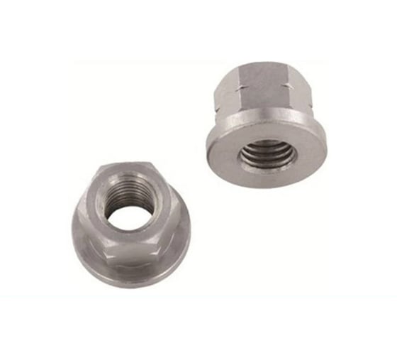 Высокая гайка ЦКИ Глобал 1,5d DIN 6331, М12, с буртом, 10, цинк, 5 шт. 39511