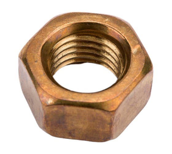 Гайка ЦКИ Глобал DIN934  М16 шестигранная ЛАТ.   SW 24  аналог ГОСТ 5915-70 10 шт 11746
