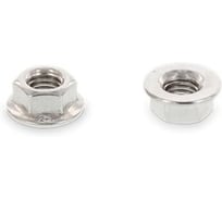 Гайка ЦКИ Глобал DIN6923 M8 рифленая нерж. A2 100шт 58912