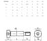 Винт ЦКИ Глобал ISO7379, с утолщенным стержнем, M10x60 12.9, ОКС, 2 шт. 55123 2
