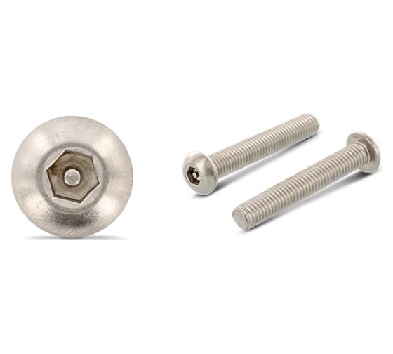 Антивандальный винт ЦКИ Глобал ART.9111, М4x25, A2, HEX TR 2.5, 100 шт. 71289