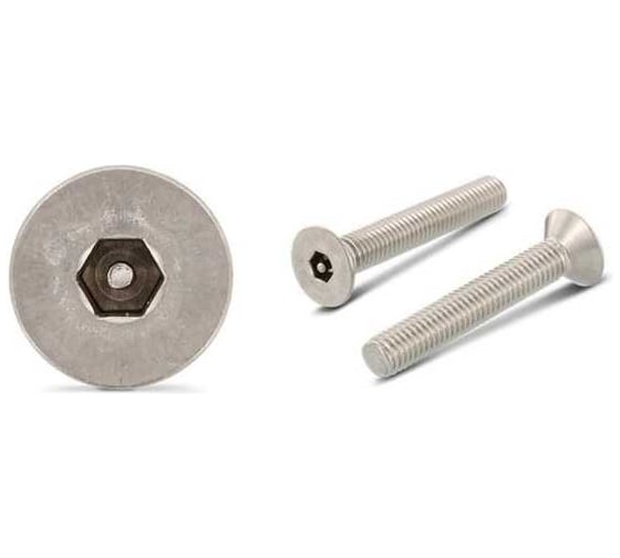 Антивандальный винт ЦКИ Глобал ART.9113 М8x30, А2, HEX TR 5.0, DIN7991, 20 шт. 81002