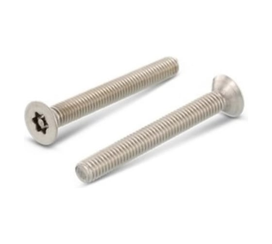 Винт антивандальный ЦКИ Глобал art.9123/88117 м4x6, А2, tx tr 20, din7991, 10 шт. 81433