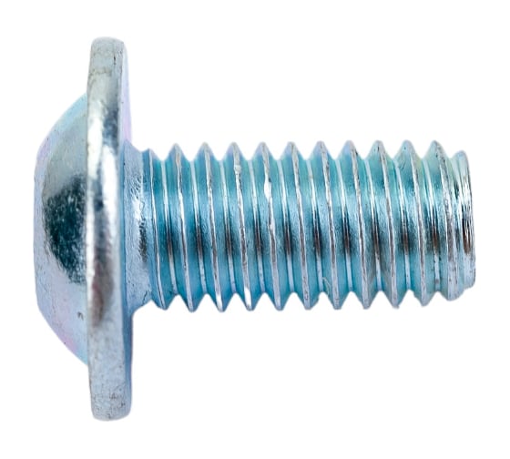 Винт с фланцем ЦКИ Глобал ISO 7380-2, М6x12, 10.9, Ц, 100 шт. 34024