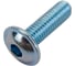 Винт с фланцем ЦКИ Глобал ISO 7380-2, М3x10, 10.9, Ц, 125 шт. 33287 3