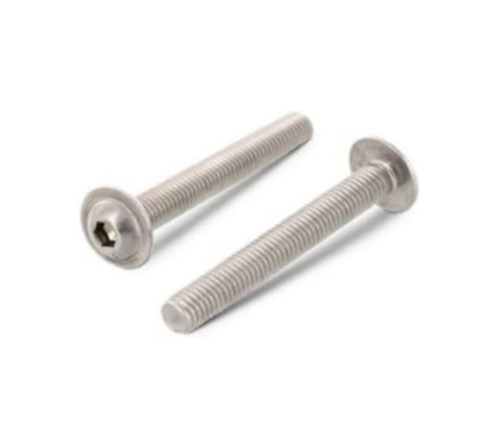 Винт ЦКИ Глобал ISO 7380-2 м8x14, с фланцем, 10.9, цинк, hex 5, 20 шт. 67933