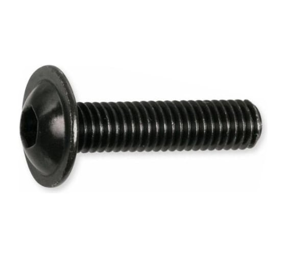 Винт с фланцем ЦКИ Глобал ISO7380-2 М6x8 10.9 окс., 100 шт. 48227