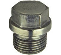 Цилиндрическая пробка с фланцем ЦКИ Глобал DIN910, G 1/2, A2, 2 шт 48611