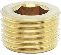 Коническая пробка ЦКИ Глобал DIN 906, R 1/2" ЛАТ., 10 шт. 76435
