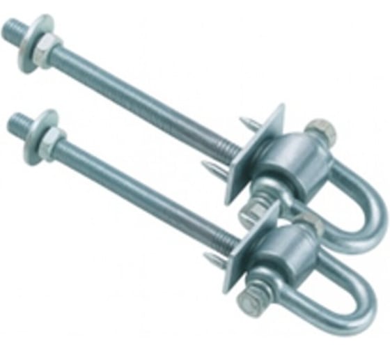 Подвес для качелей МойДвор 2шт. Тип D+. Крепеж для гамака. Кронштейн крепление со скобой для груши. SAC000209(2)