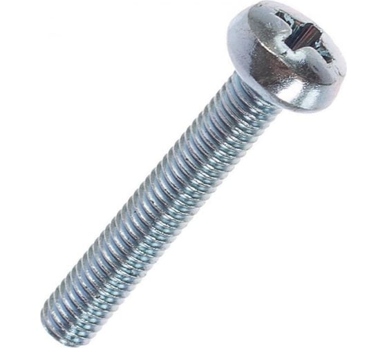 Винт STARFIX М6х70 мм полусф. головка, цинк, DIN 7985 (1000 шт в коробе) ЦЗ-0552109068