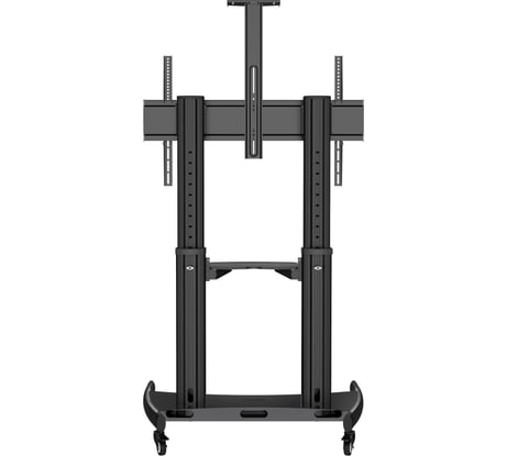 Стойка напольная Filum на колесах для телевизора до 100 с изменяемой высотой 950-1580мм, полка для AV, VESA 1000х600мм, до 120кг, усил FL-TVST120 PRO