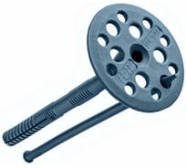 Дюбель для крепления теплоизоляции с пластиковым гвоздем, 10х120 мм, 50 шт в упаковке STEELREX 0428010120PP00005010