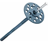 Дюбель для крепления теплоизоляции с металлическим гвоздем, 10х180 мм, 50 шт в упаковке STEELREX 0429010180PP00005008