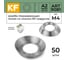 Шайба нержавеющая KREPFIELD для М4 ART 9081 А2 полая со скосом 90 градусов 50 шт. 9081А2ШАЙБАПУСТ4ММ-50 2