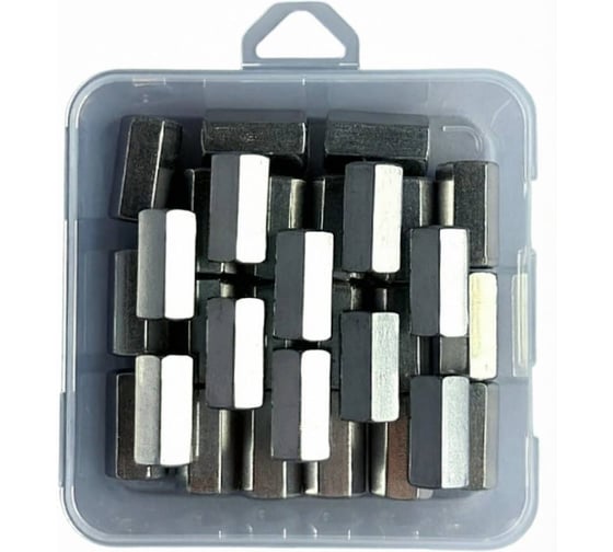 Гайка переходная 23 Болта М8 нержавеющая DIN 6334 в органайзере 40 шт. гпн8орг-ф40 1