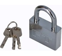 Замок навесной FASTER TOOLS хромированный 60 мм 2002