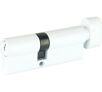 Цилиндр замка ключ/барашек DORF английский,5 ключей, белый 35*45 DORF_80(35x45)_k_kn_white