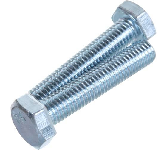 Болт Саморезик М6х20 с ш/гр головкой цинк DIN 933 (260ф) пр. 5,8 DIN933/6х20-260