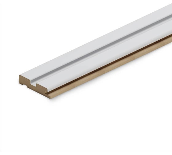 Профиль Старт МДФ STELLA Beats Standart Белый, 2700x66,5x16 мм, упаковка 4 шт. ЦБ-00019232