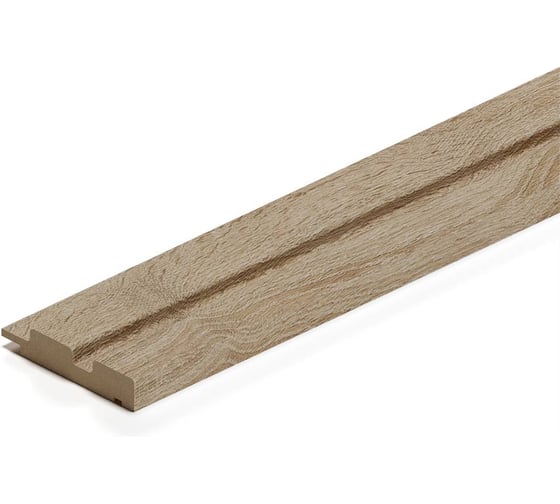 Профиль Финиш МДФ STELLA Beats Standart Дуб Сонома, 2700x77x16 мм, упаковка 4 шт. ЦБ-00014892