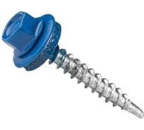 Саморез кровельный ЦММ 4,8х50 RAL 5005 (150 шт) ПРЕМИУМ 0Т-00018308