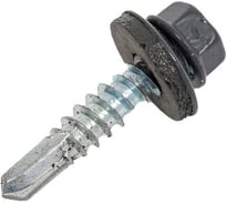 Саморез кровельный ЦММ 4,8х70 RAL 7024 (100 шт) ПРЕМИУМ 0Т-00018214