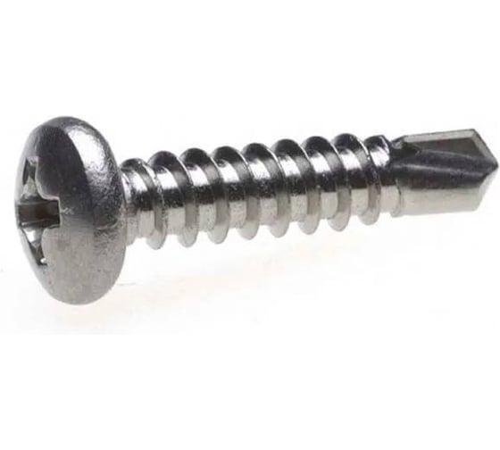 Саморез КРЕП-КОМП с полукруглой головкой, сверло DIN 7504N  5,5х25 Малая фасовка (40шт) шпс5525мф