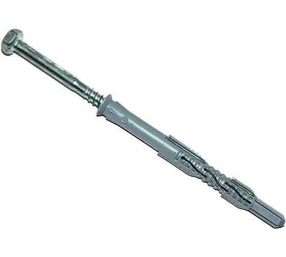 Дюбель фасадный КРЕП-КОМП нейлон, шуруп под ключ KENNER Profi 10х 80 Дакромет пр. 8.8 (100шт) фдкд1080