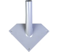 Кронштейн настенный ОФИСМАГ для флага на одно древко, три точки крепления, металл, 40177 550245