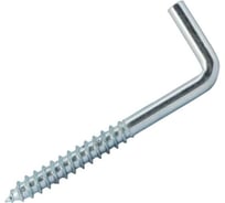 Прямоугольный крючок STEELREX Г - образный, цинк 6,0х 80 кор. с ок. - 50 шт. 0130006080B400005032