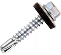 Саморез STEELREX для крепления кровли, сверло, цинк 4,8х 60 кор. - 150 шт. 0119048060B100015008