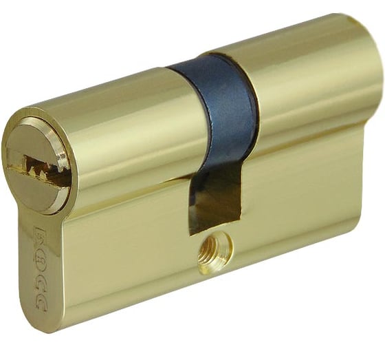 Цилиндровый механизм Мистер Босс C60 кл.-кл.5 перфо ключей, цвет: пол. латунь (PB) 220060PB