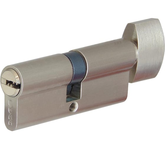 Цилиндровый механизм Мистер Босс CW80 кл.-верт.  5 перфо ключей, цвет: мат. никель (SN) 221080SN