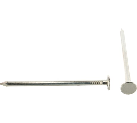 Гвозди с большой потайной головкой ЗУБР цинк 80 х 4.0 мм 100 шт. 4-305091-40-080