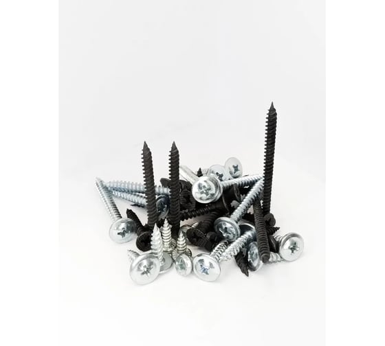 Набор №4: по металлу ООО "Клинский метизный завод" клопы, с прессшайбой фосфат+белый цинк, 95 шт НСМ00ФПРБЦ-95