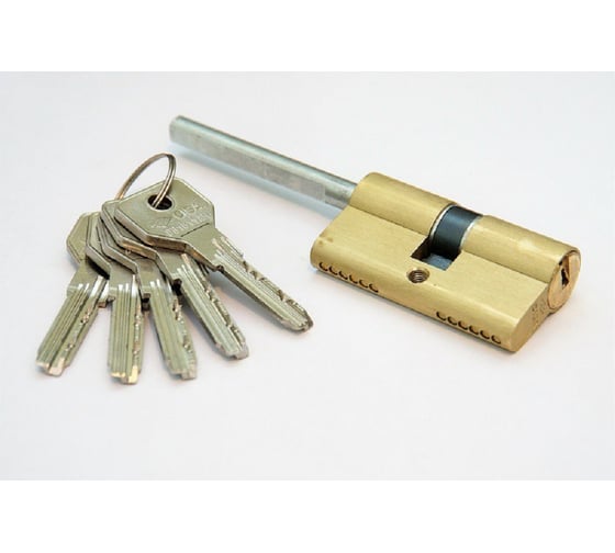 Цилиндр CISA серии ASIX ключ-шток 90мм (60х30) латунь 1.0E307.87.0.0000.C5