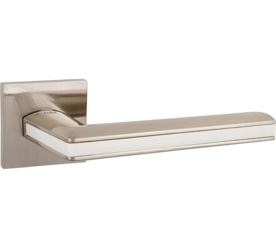 Дверные ручки S-Locked "ESOTERIC" S-Locked A-802 SN/White сатин 20 шт 121923