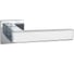 Дверные ручки S-Locked Z-811 CP/ White gloss S-Locked "ESOTERIC" 121631 1